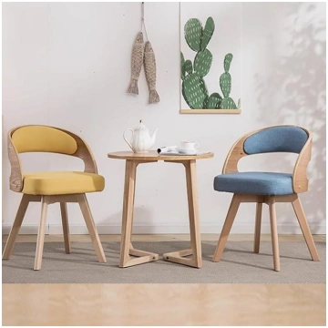 Round Dining Table Set with Chairs, Modern Confere