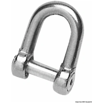 Enkura šeikelis 8mm AISI316 (01.080.08) Osculati