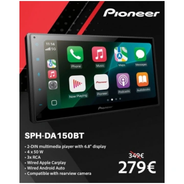 Pioneer SPH-DA150BT