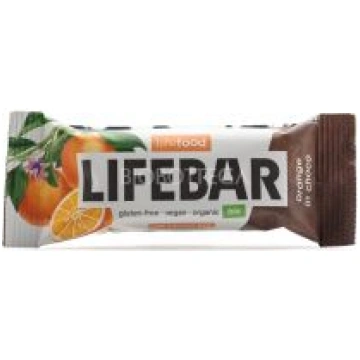 LIFE BAR Barretta Cioccolato e Arancia Lifefood 40