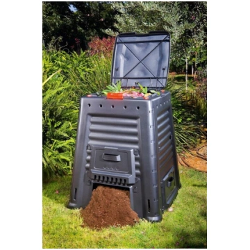 Komposta kaste Keter Mega 650l, melna