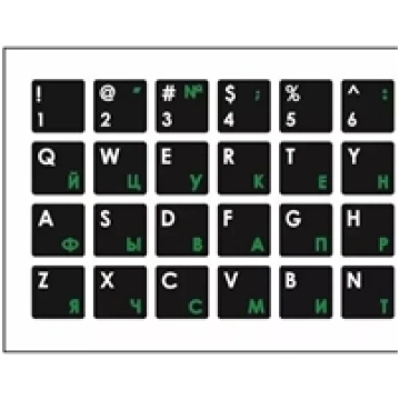 Mocco Mocco Keyboard Sticks ENG / RU With Laminate