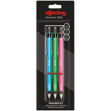 Rotring Visuclick 0.7 mehāniskais zīmulis 3 gab. -