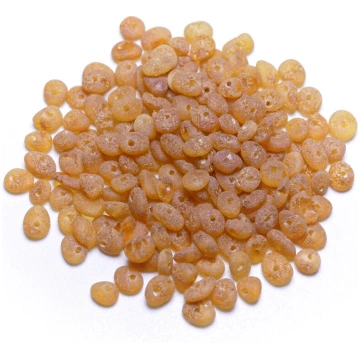 5-7mm Neapstrādātā Baltijas dzintara pērlītes - pr