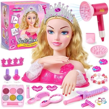 G.C Make-Up lelle, friziera galva bērniem, meitenē