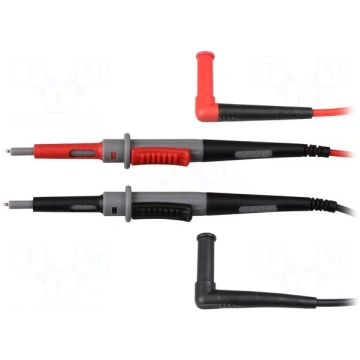 Test leads | Imax: 10A | Len: 1m | insulated | bla