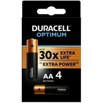 Duracell Bateria Sārma Duracell Optimum Aa 4gab. [