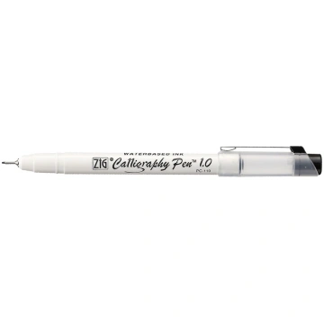 Flomāsters ZIG Calligraphy pen, 1.0 mm, melna