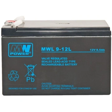 Akumulators MWPower AGM 12V 9Ah MW Power