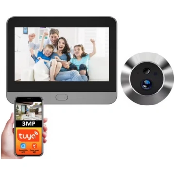 Riff RH-PD10 Tuya Smart 3MP 140° Wide Angle Mini D