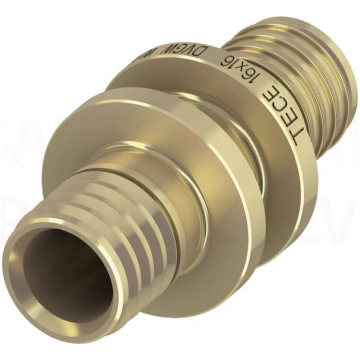 TECEflex 20 x 20 cauruļu savienojums misiņš 766020