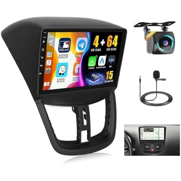 Hikity 8 Core/4G + 64G/DSP 9 collu Android 15 auto