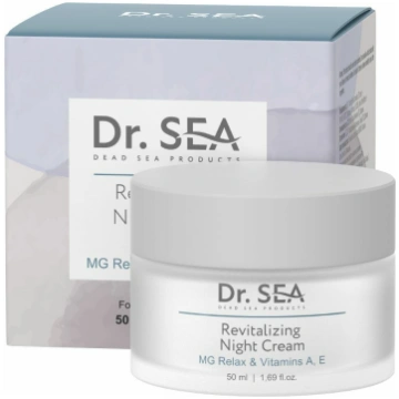 Nakts sejas krēms Dr. Sea Revitalizing, Mg Relax &
