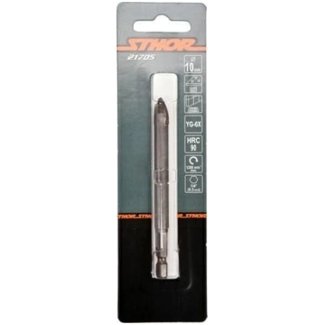 STHOR GLASS AND TILE DRILL WITH HEX SHANK 10MM 217