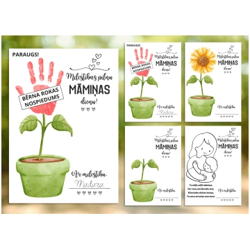 Personalizējams apsveikums MĀMIŅAI. Mātes diena - 