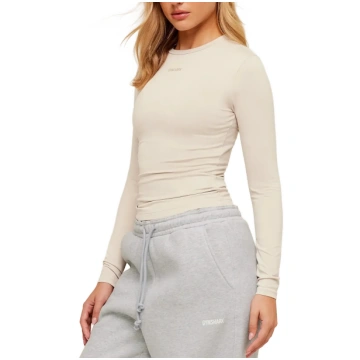 Lifestyle tops ar garām piedurknēm-S gymshark
