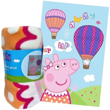 Aymax dizains Peppa Pig Cuddly Blanket vilnas sega