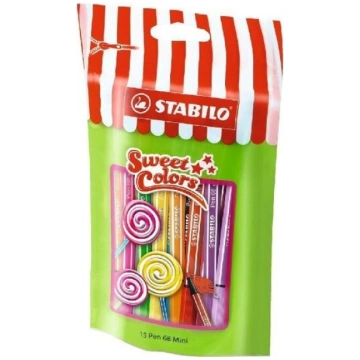 STABILO Pildspalvas, PEN 68, Mini, Lollipop, 15 kr