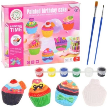 Radošs ģipša lējumu komplekts Cupcakes Muffins Pai
