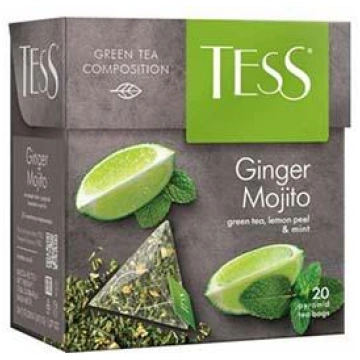 TESS Ginger Mohito Zaļā tēja 20x1.8g TS00788 46052