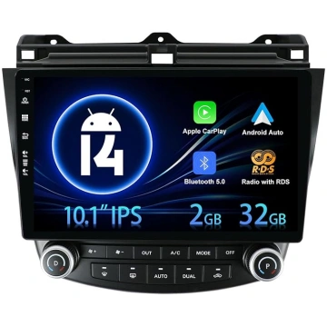 2 DIN Android 14 Auto radio Honda Accord/Euro 2003
