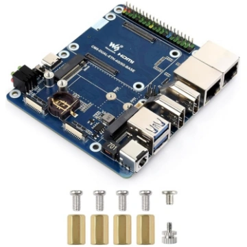 Waveshare divkāršā Ethernet pamatplate, saderīga a