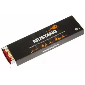 Kamīna sērkociņi Mustang 20 cm, 45 gab