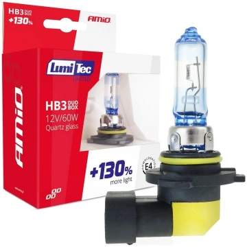 Auto spuldze +130% (kompl. 2.gab) HB3 9005 60W 12V