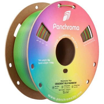 Panchroma PLA gradient Silk plastic - Rainbow Poly