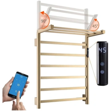 Dvieļu radiators elektriskais WiFi digitālais ekrā