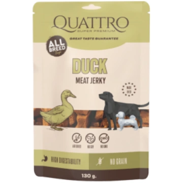 Quattro Jerky Duck Protein Bar Barības piedeva pie