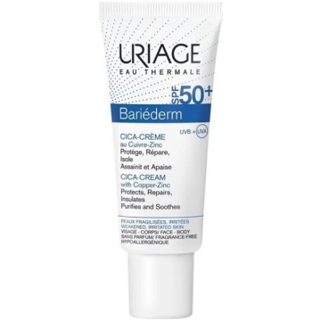 Sejas krēms Uriage Bariederm SPF50+, 40 ml