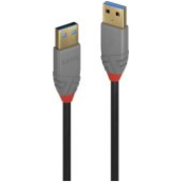 Lindy Anthra Line USB-A 3.2 to USB-A 0.5m Grey aks
