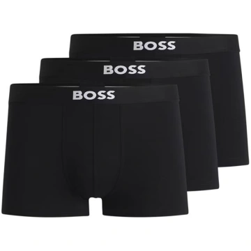 Mens BOSS 3 Pack Boxers with Logo Waistband