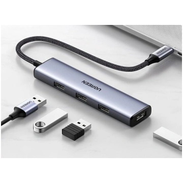 Ugreen USB Type C - 4x USB 3.2 adapteris
