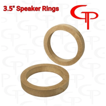CUSTOMIZED 3.5" inch Speaker Rings GP Car Audio