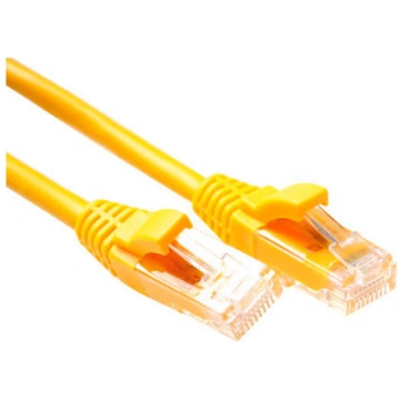 ACT CAT6 UTP 5.00 m tīkla kabelis Dzeltens 5 m IK8