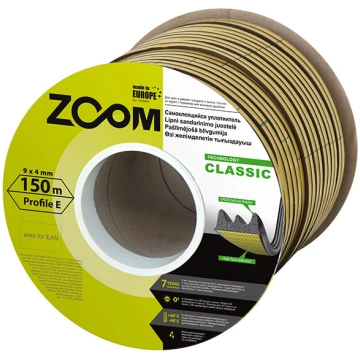 Blīvgumija ZOOM Classic "E" brūns, 9x4mm