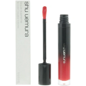 Shu Uemura Laque Supreme OR01 Ruby Orange Lip Colo