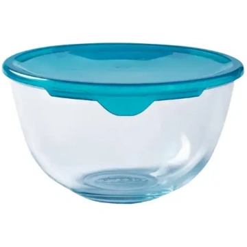 PYREX Glass bowl with lid, 21cm diameter, 2.3L cap