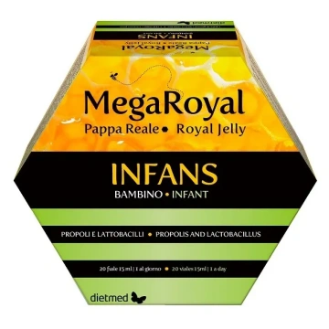 DIETMED MEGAROYAL INFANS 20 FIALE SENZA GLUTINE DI