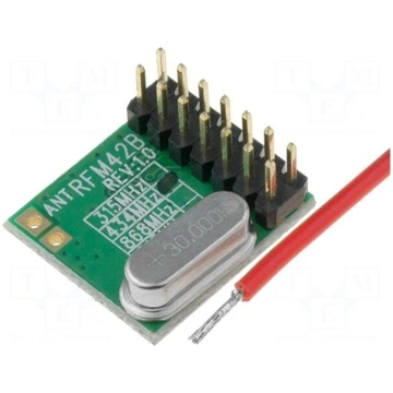 Module: RF | FM transmitter | FSK | 433.92MHz | SP
