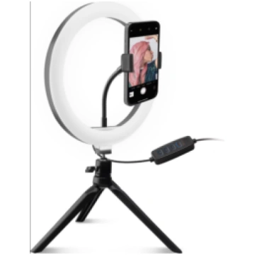 SBS Telefona statīvs SBS Tripod 20cm LED Ring Ligh