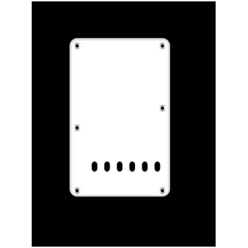 Boston back plate BP-113-W Pickguards un dekoratīv