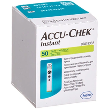 ACCU-CHEK INSTANT, diagnostikas strēmeles, 50 gab.