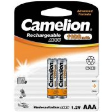 Baterijas AAA/HR03, 1100 mAh, uzlādējamas Ni-MH, 2
