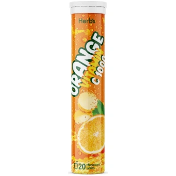 Vitamīns C 1000 mg, 20 šķīstošās tabletes