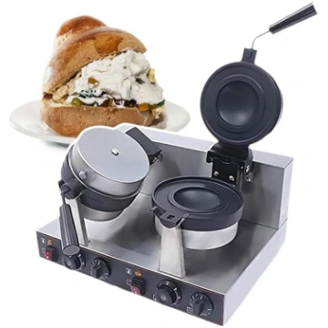 Elektriskais burgeru preses saldējuma burgeru veid