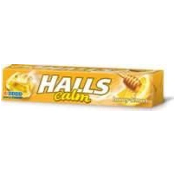 Ledenes HALLS Honey& Lemon (medus-citrona) 33.5g (