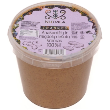 Almond - Cashew Butter 1000 g Nutvila Crunchy